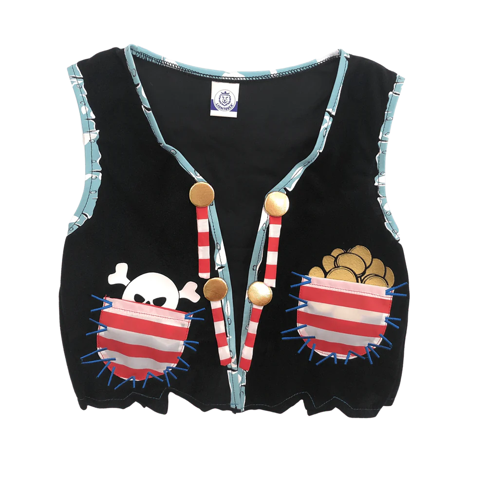 Liontouch Pirate Red Stripe Vest