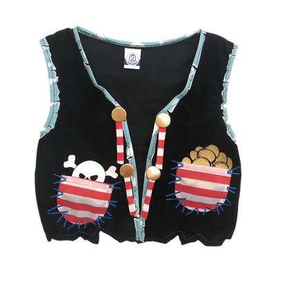Liontouch Pirate Red Stripe Vest