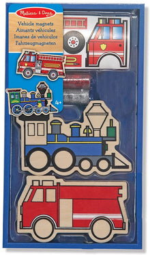 Melissa & Doug Wooden Vehicle Magnets