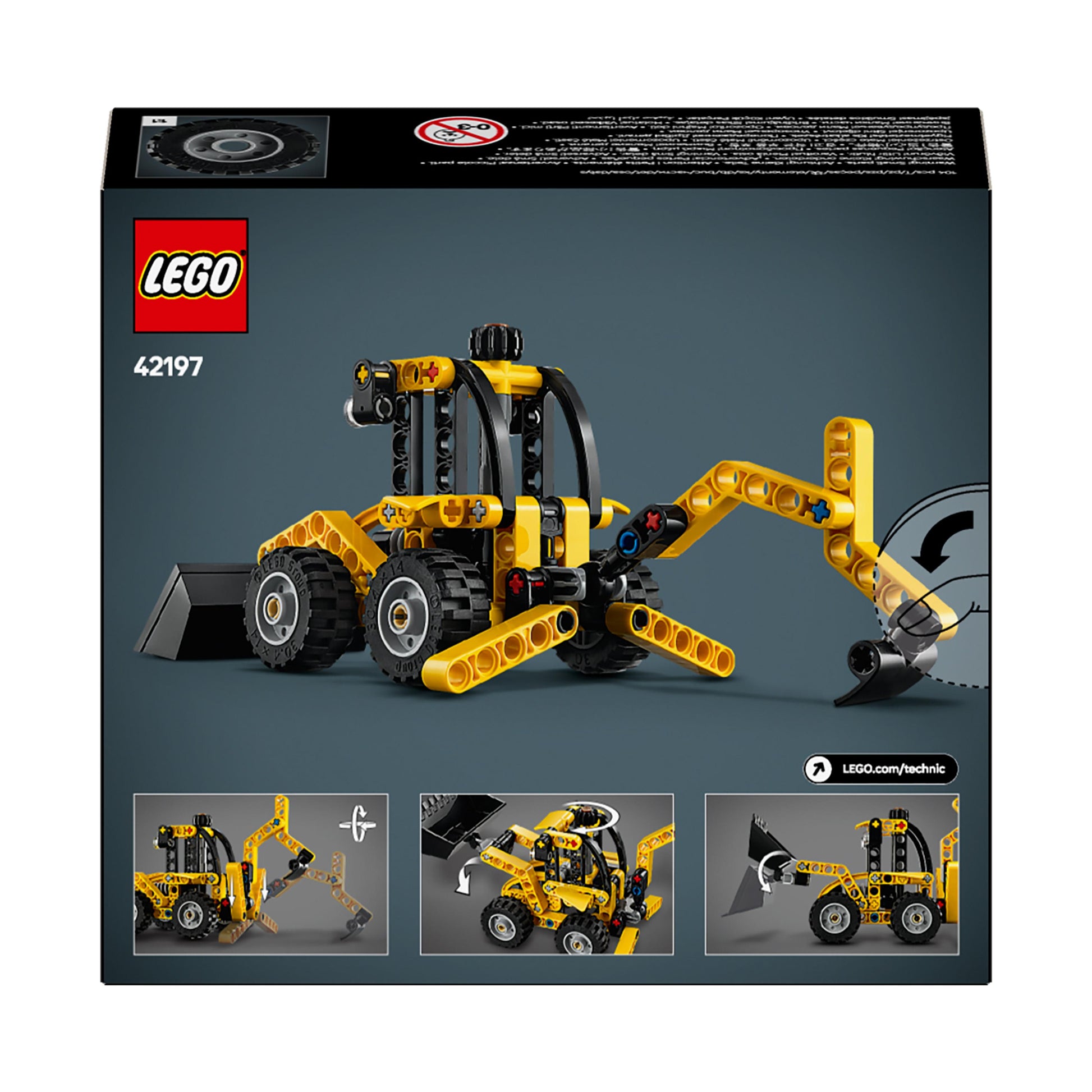 Lego Technic 42197 Backhoe Loader