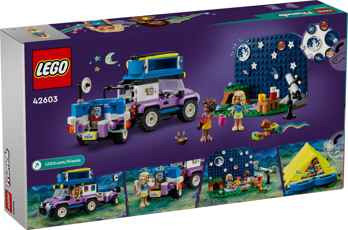 Lego Friends 42603 Stargazing Camping Vehicle
