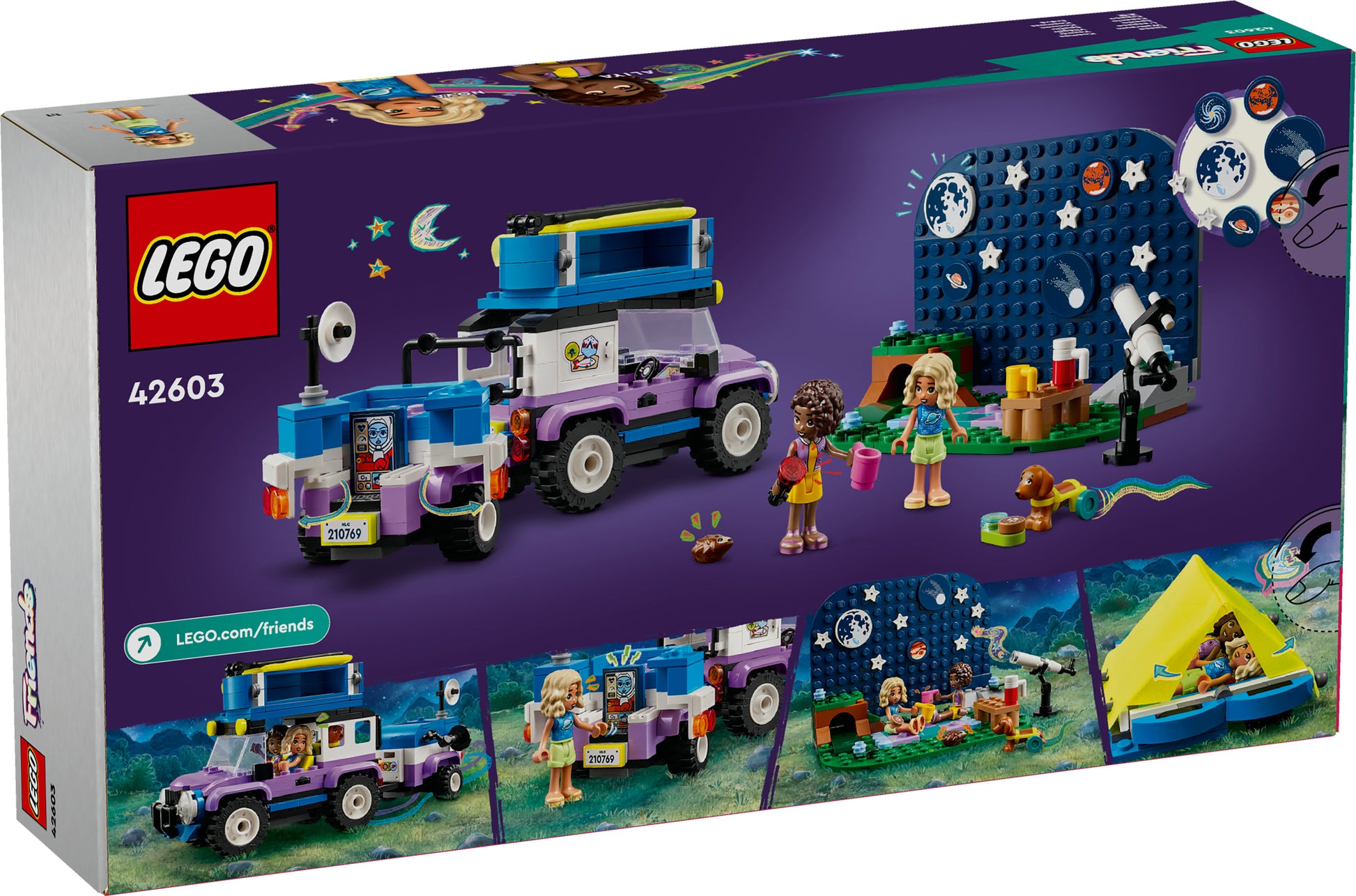 Lego Friends 42603 Stargazing Camping Vehicle