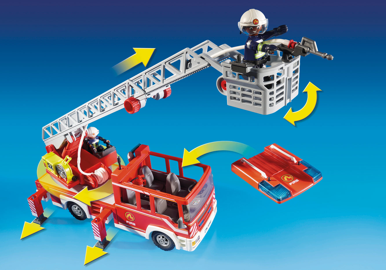 Playmobil 9463 City Action Fire Ladder Unit