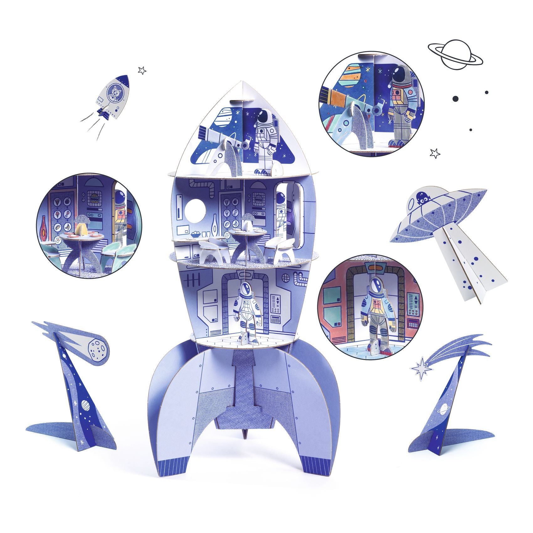 Djeco Space Rocket Creative Kit