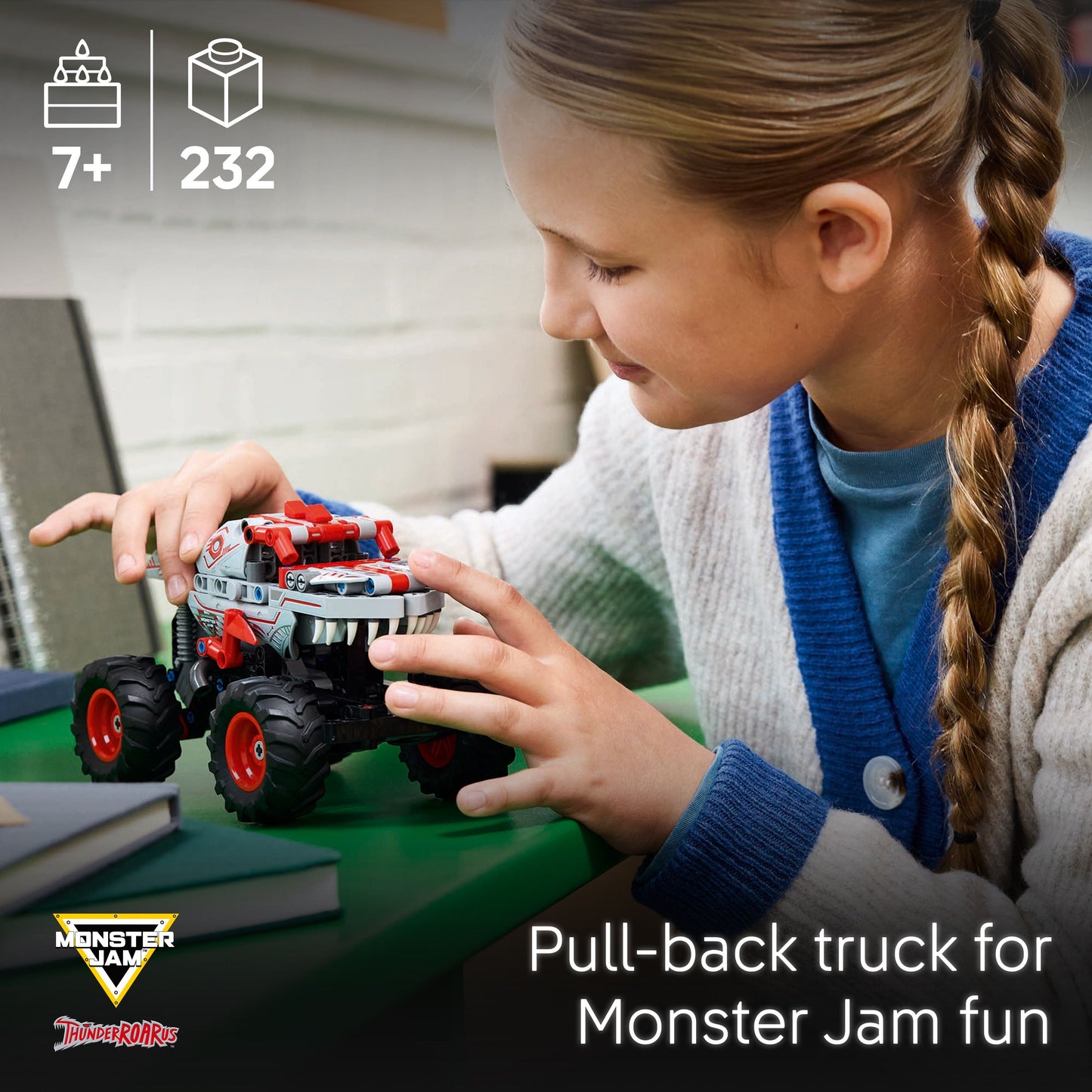 Lego Technic 42200 Monster Jam™ ThunderROARus™ Pull-Back