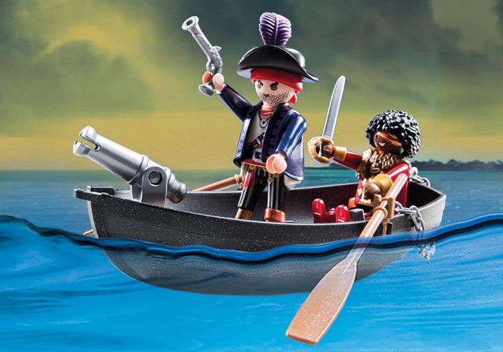Playmobil 70413 Pirates Defence Island With Floating Boat