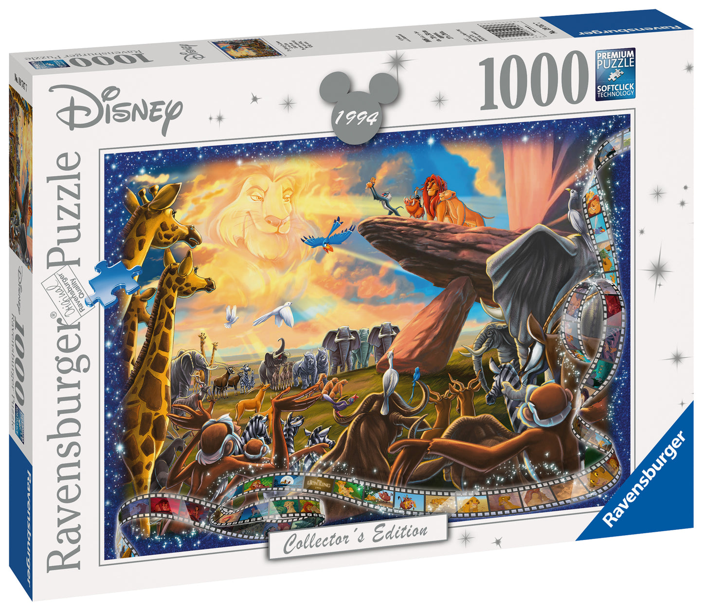Ravensburger Disney Collector's Edition Lion King, 1000pc Jigsaw Puzzle