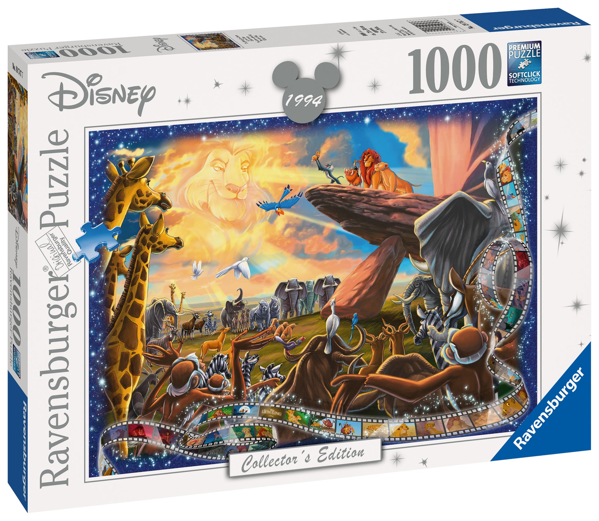 Ravensburger Disney Collector's Edition Lion King, 1000pc Jigsaw Puzzle