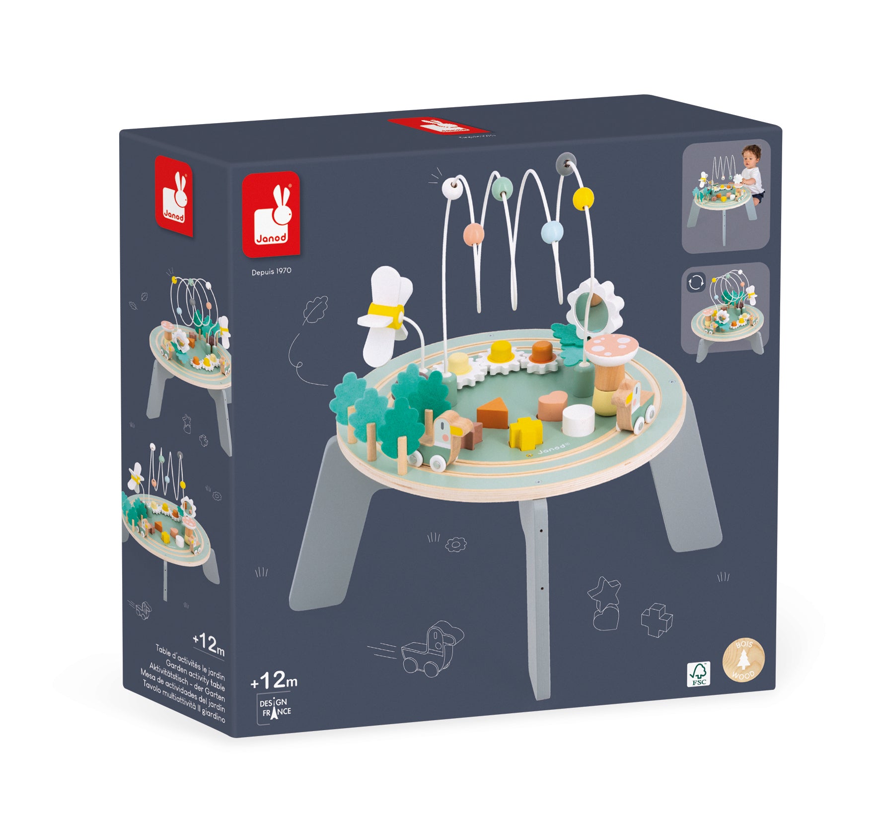 Janod Sweet Cocoon - Garden Activity Table