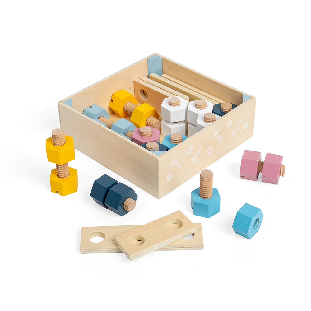 BigJigs Crate of Nuts and Bolts