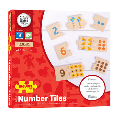 BigJigs Number Tiles