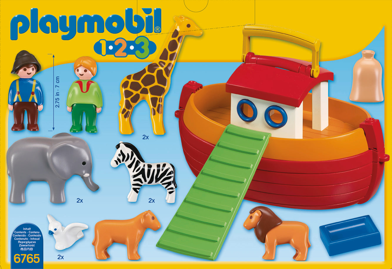 Playmobil 1.2.3 6765 Floating Take Along Noah's Ark