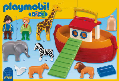 Playmobil 1.2.3 6765 Floating Take Along Noah's Ark