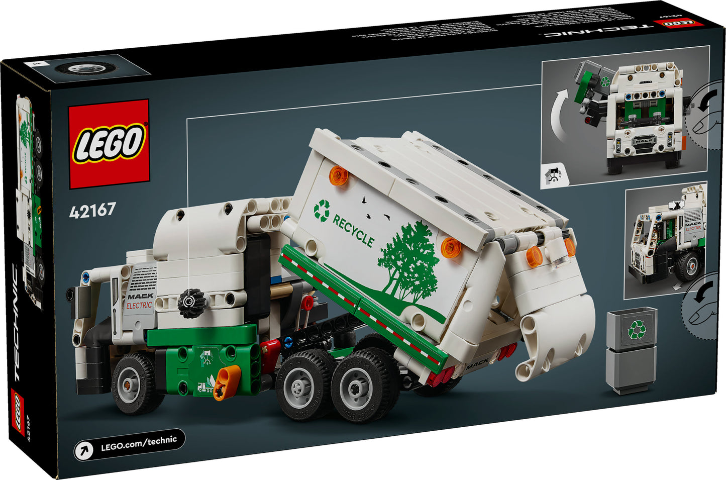 Lego Technic 42167 Mack® LR Electric Garbage Truck