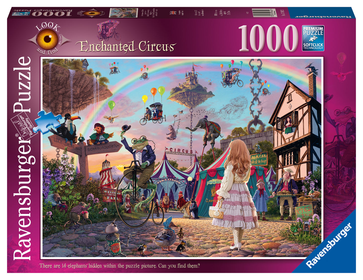 Ravensburger Look & Find No.2, Enchanted Circus, 1000pc