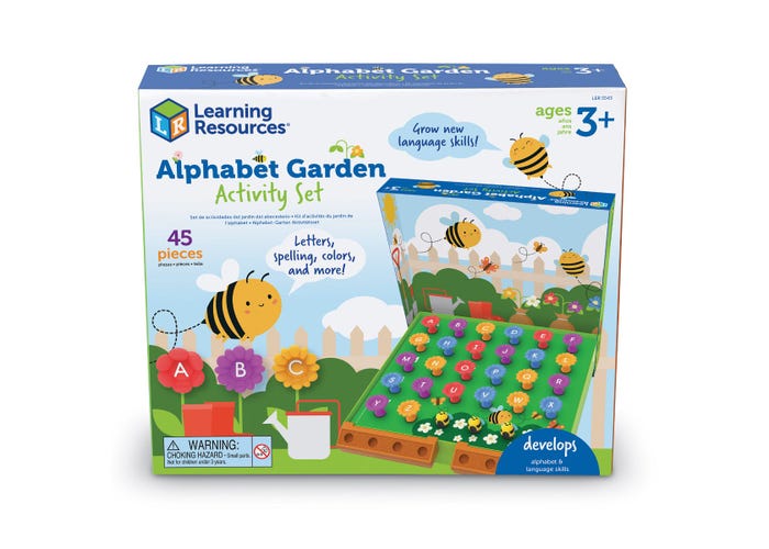 Learning Resources Alphabet Garden Activity Set