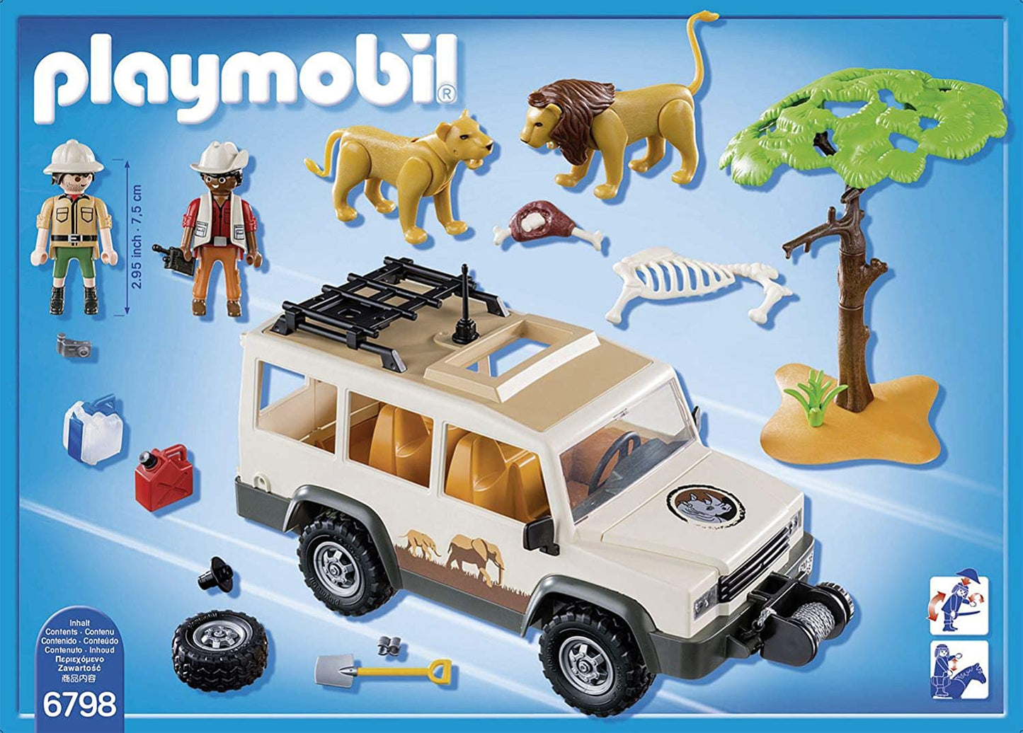 Playmobil Wild Life 6798 Safari Truck with Lions (D)