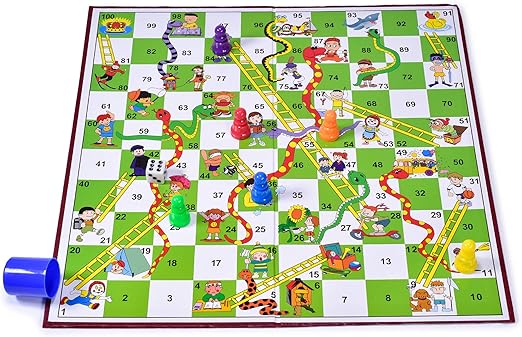 M.Y Traditional Snakes & Ladders Game