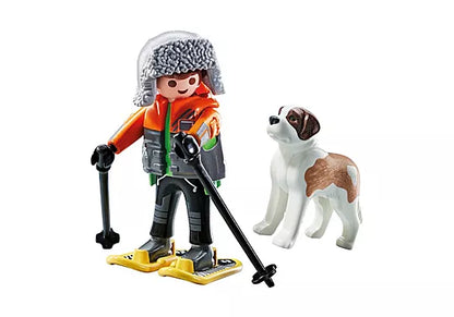 Playmobil 71741 My Life Hiker with Saint Bernard