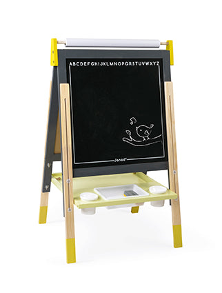 Janod Grey/Yellow Adjustable Easel