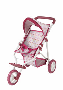 Gotz 3-Wheel Doll Buggy Happy Flower