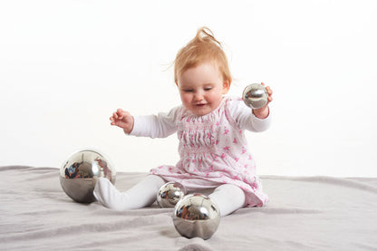 TickiT Sensory Reflective Ball Silver