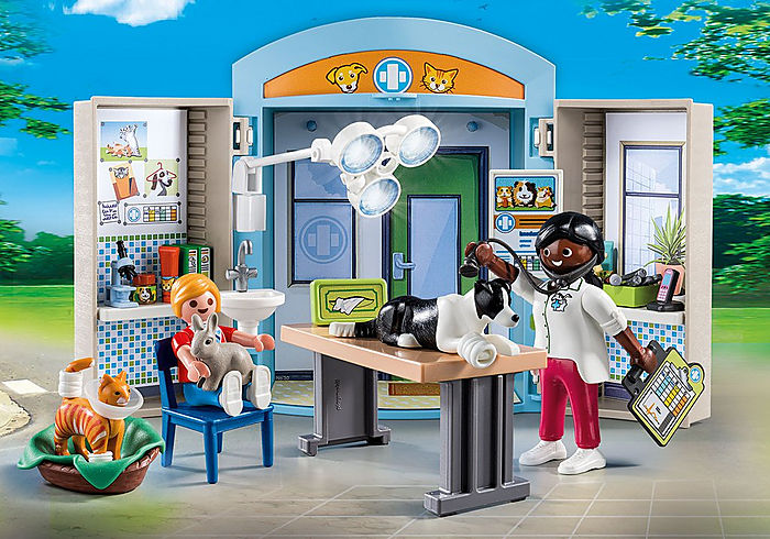 Playmobil 70309 Vet Clinic Play Box