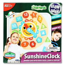 Little Hands Wooden Education Toy Sunshine Clock