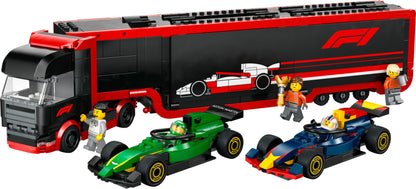 Lego City Formula 1 60445 F1® Truck with RB20 & AMR24 F1® Cars