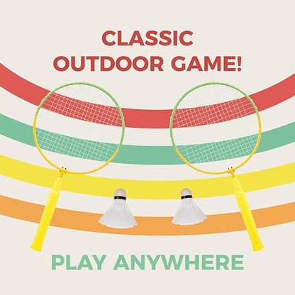 Mookie Activo Mini Badminton Set In Mesh Zipper Bag