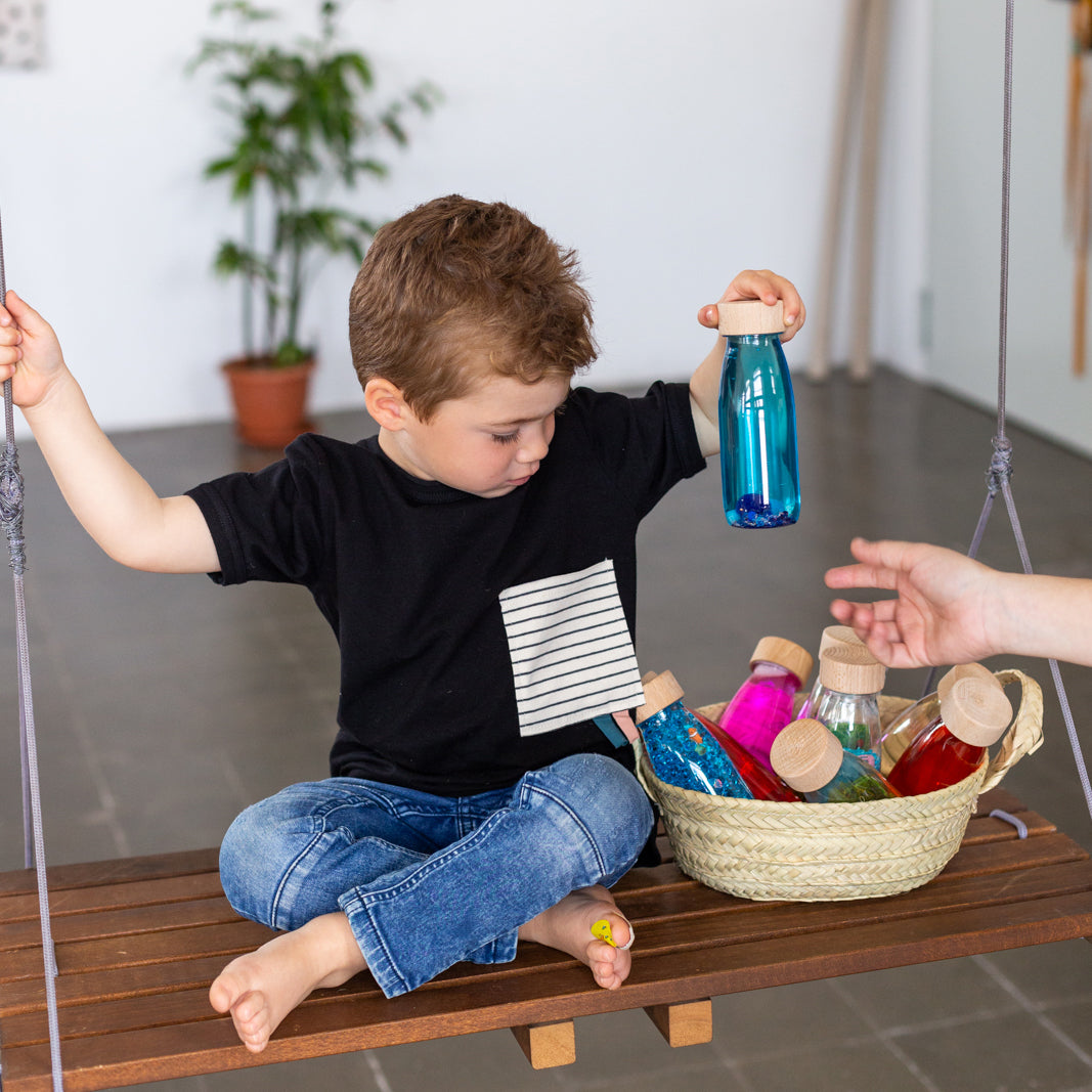 PETIT BOUM Blue Float Bottle