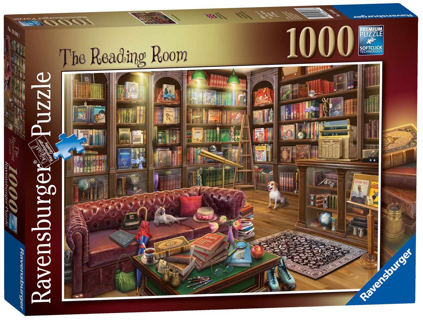 Ravensburger The Reading Room, 1000pc Jigsaw Puzzle