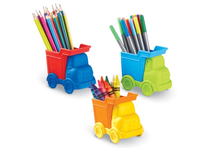 Learning Resources Create-a-Space™ Kiddy Centre Trucks!
