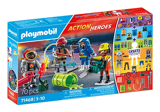 Playmobil 71468 My Figures: Fire Rescue