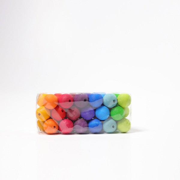 Grimms 36 Large Wooden Beads