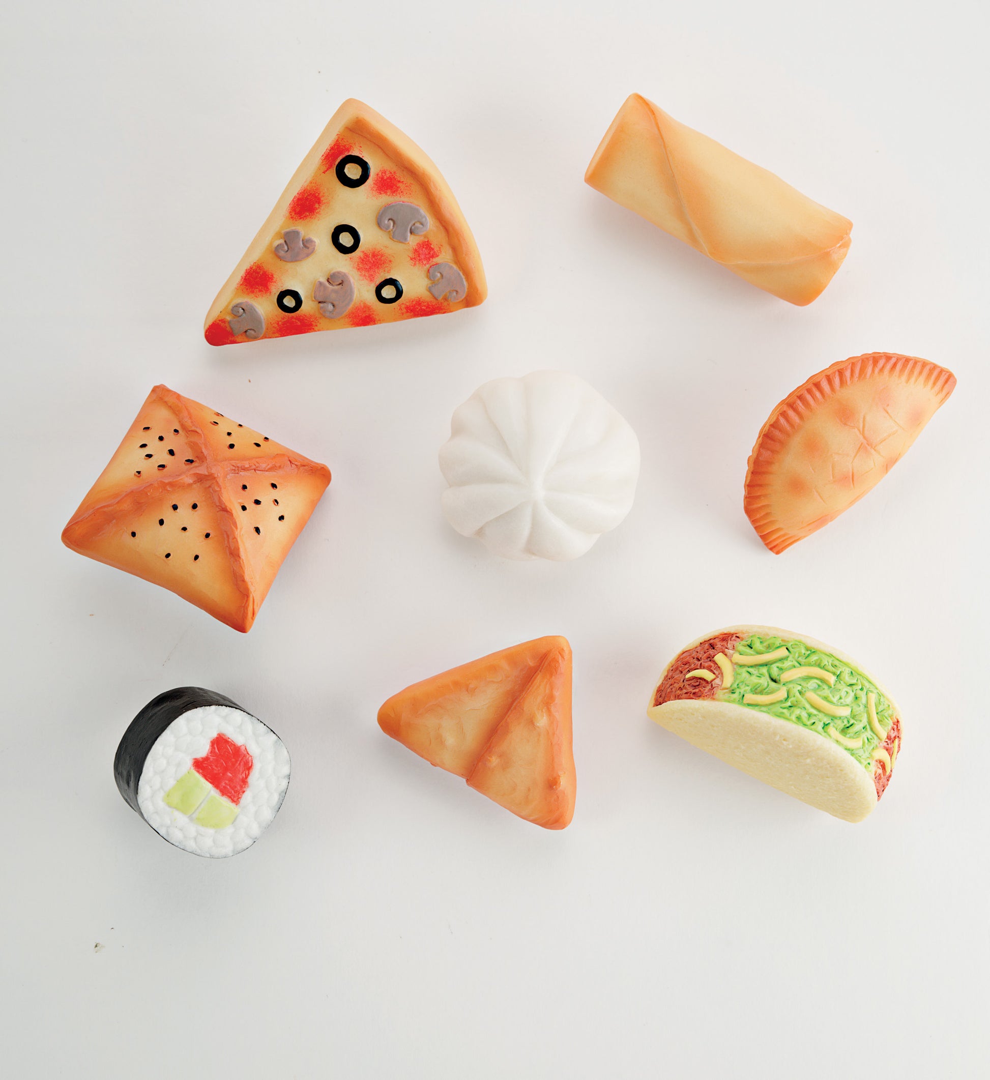 Yellow Door Sensory Play Stones - Foods of the World