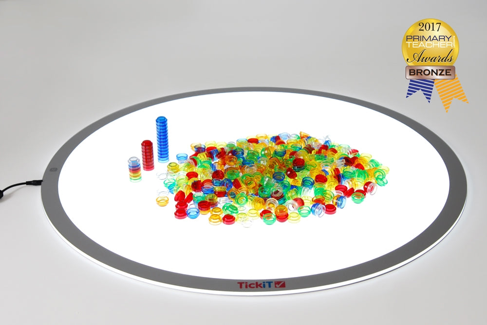 TickiT Translucent Stackable Counters