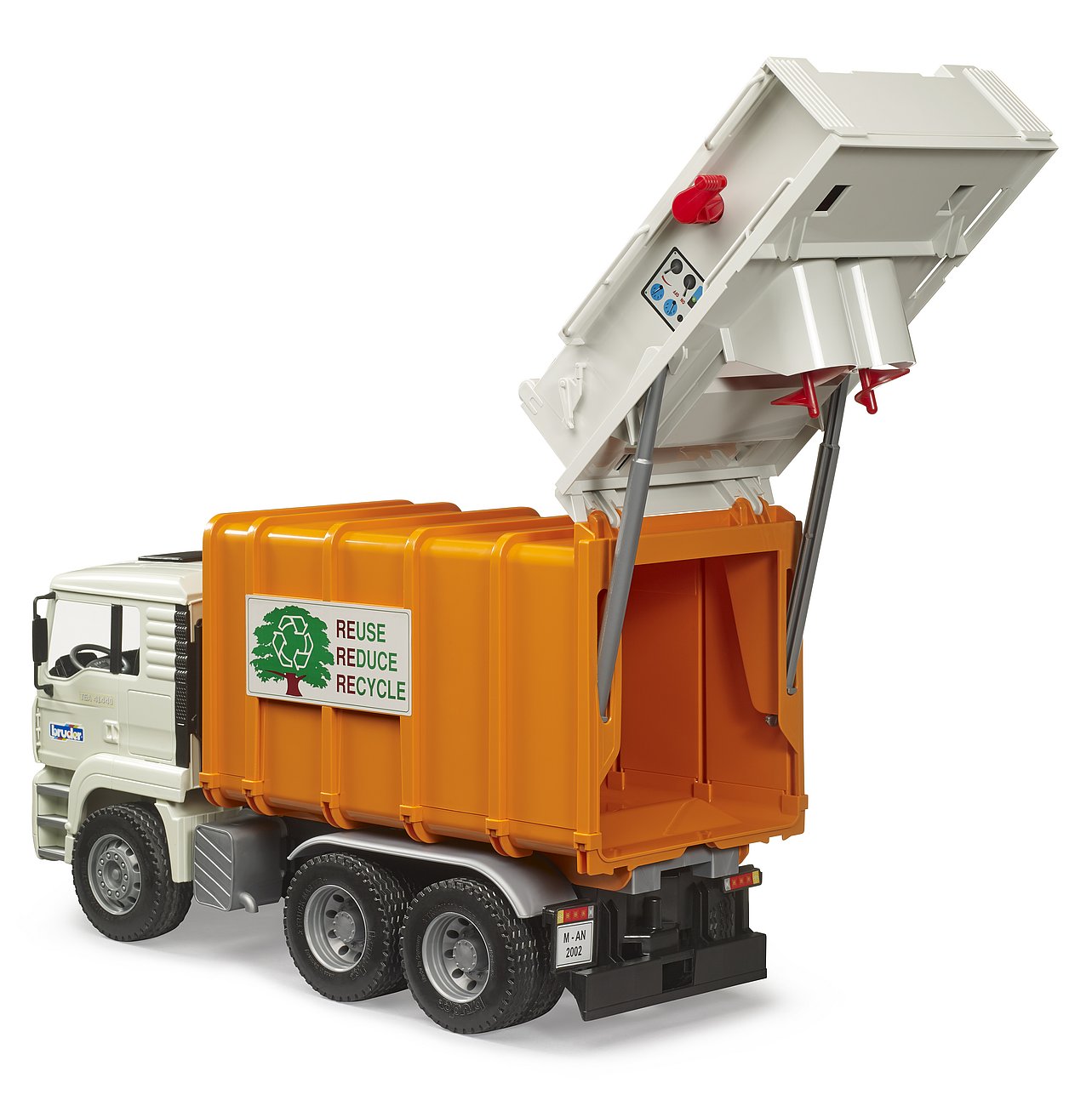 Bruder MAN TGA Rear Loading Garbage Truck