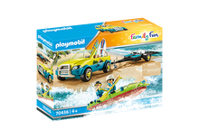 Playmobil 70436 Family Fun Beach Hotel Beach Car with Canoe