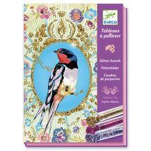 Djeco Glitter Boards Glitter Birds