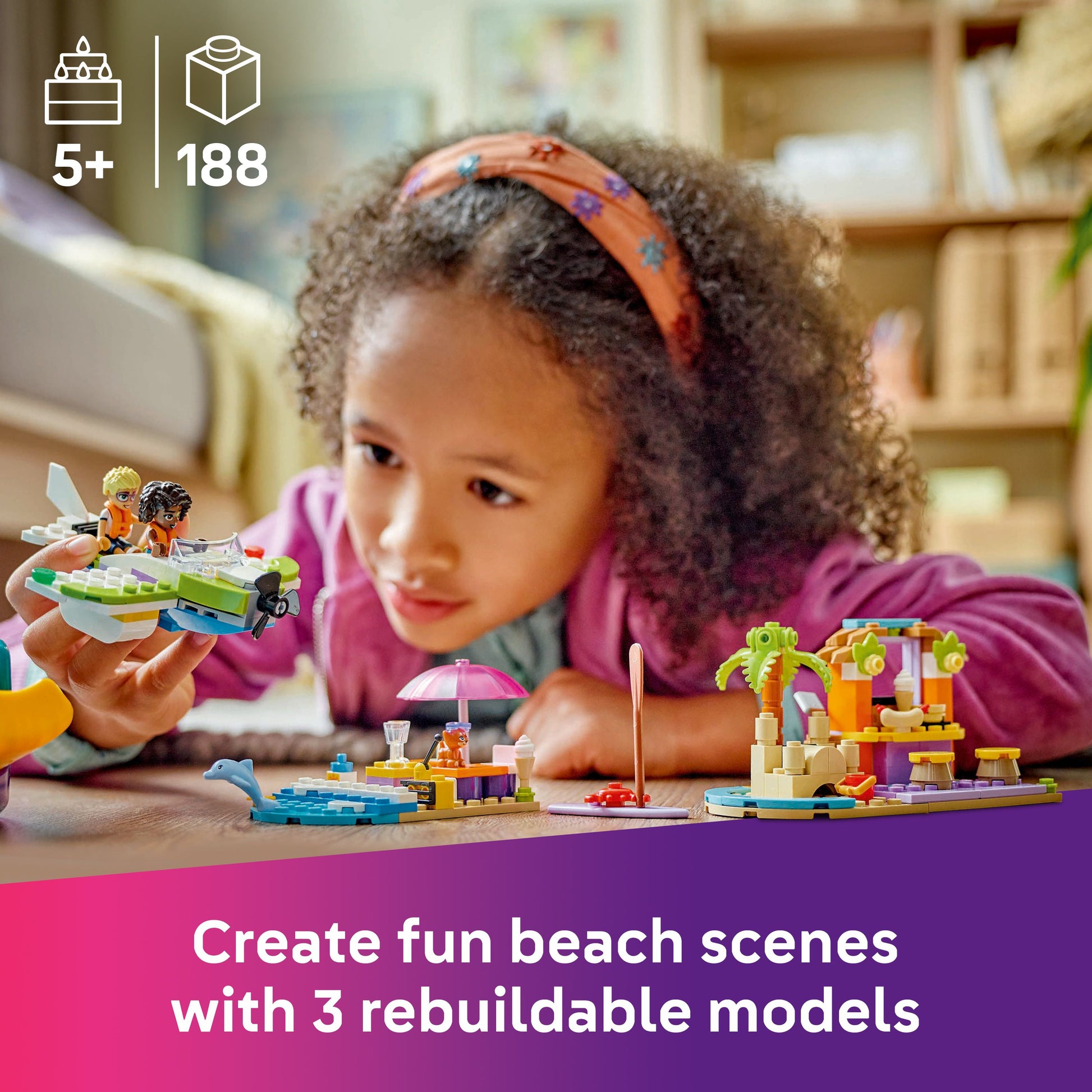 Lego Friends 42672 Creative Beach and Travel Suitcase