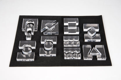 TickiT Clear Crystal Block Set