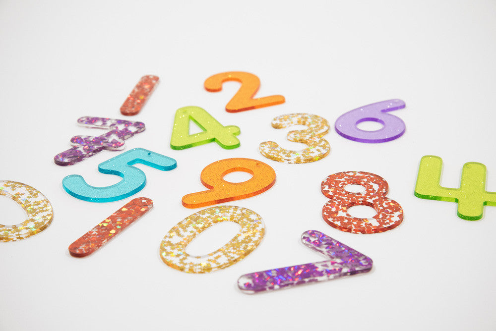 TickiT Rainbow Glitter Numbers