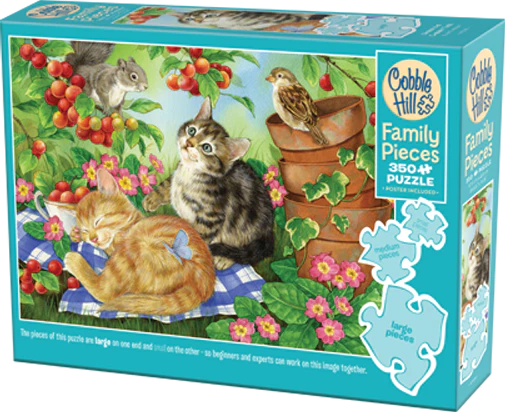 Cobble Hill Puzzles 350 Pieces Under the Cherry Tree