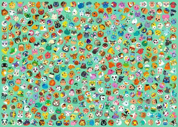 Ravensburger Challenge - Animal Crossing 1000pc