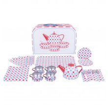 BigJigs Spotted Tea Set in a Case