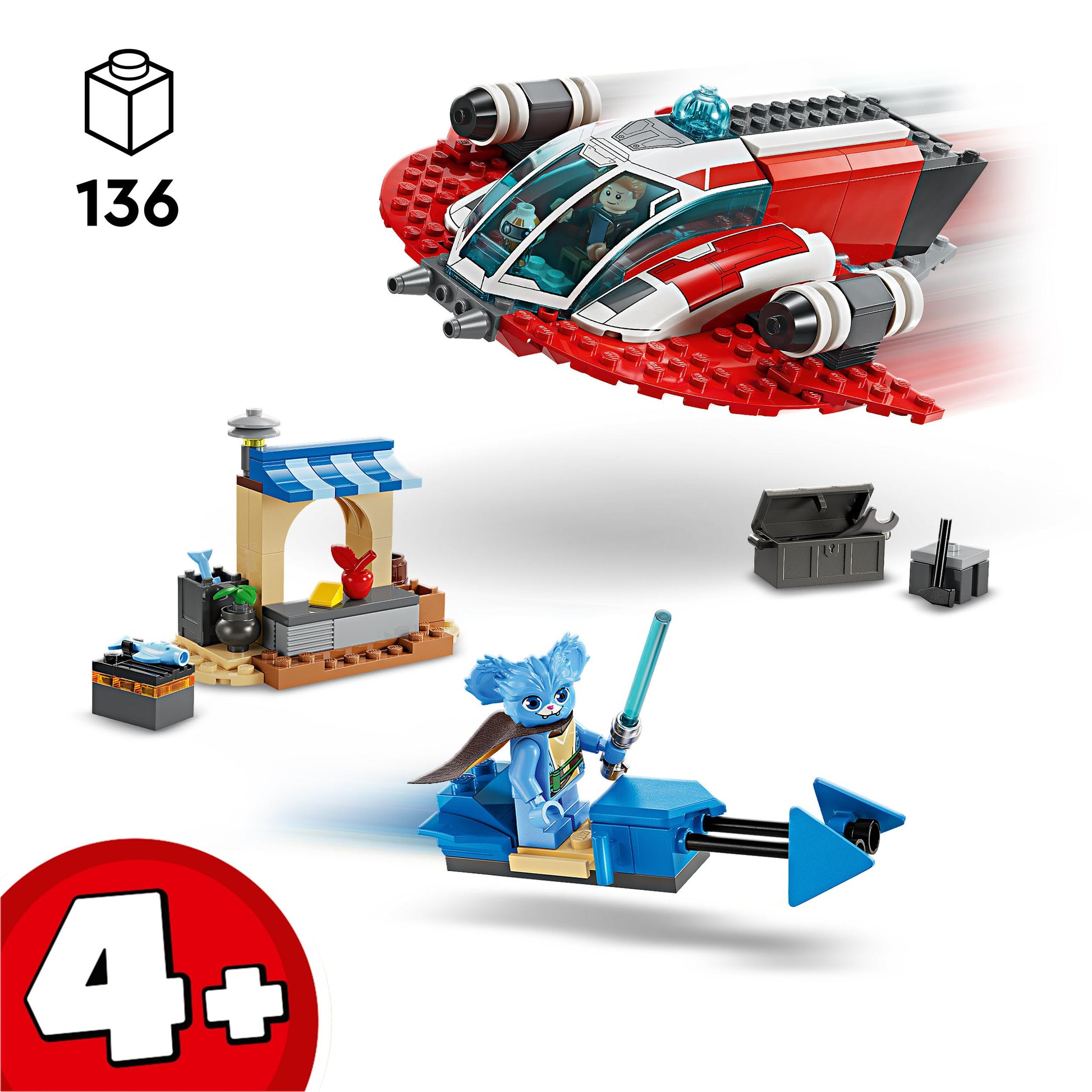 Lego Star Wars TM 75384 The Crimson Firehawk