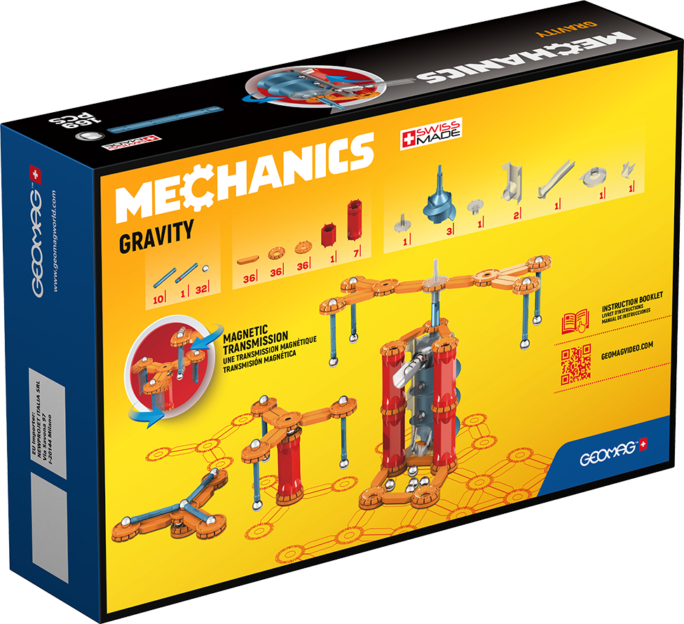 Geomag Mechanics Gravity Motor 169pcs