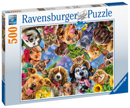 Ravensburger Animal Selfies 500pc Jigsaw Puzzle
