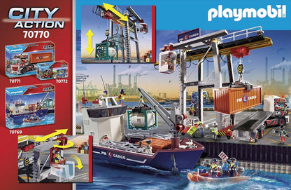 Playmobil 70770 Cargo Crane with Container